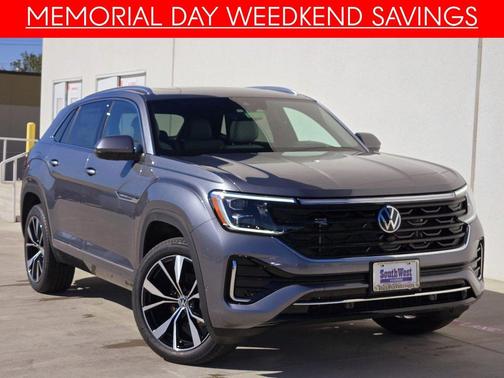 Platinum Gray Metallic 2025 Volkswagen Atlas Cross Sport 2.0T SEL Premium