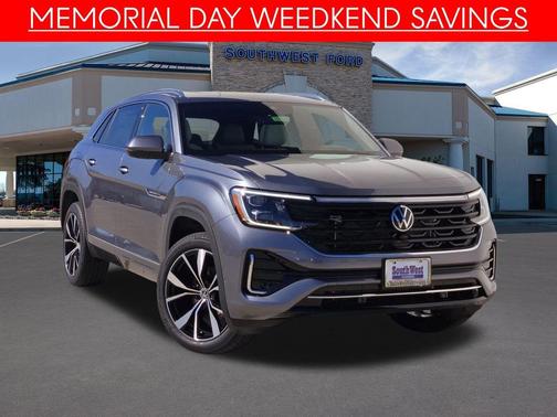 Platinum Gray Metallic 2025 Volkswagen Atlas Cross Sport 2.0T SEL Premium