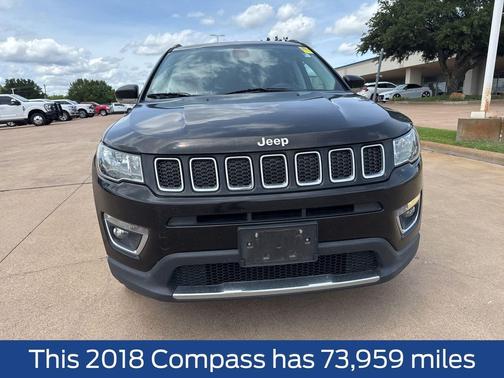 Diamond Black Crystal Pearlcoat 2018 Jeep Compass Limited