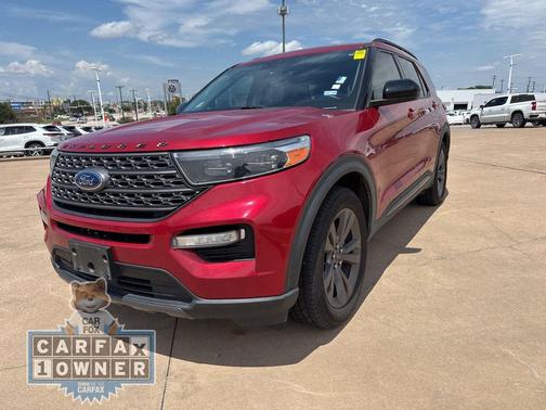 Red Metallic 2022 Ford Explorer XLT