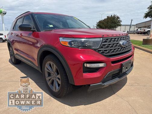 Red Metallic 2022 Ford Explorer XLT