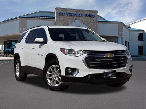 Summit White 2021 Chevrolet Traverse LT Leather