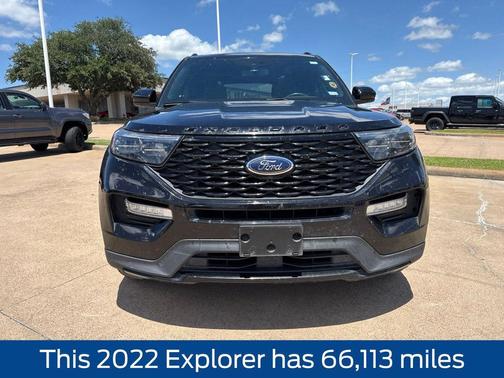 Black Metallic 2022 Ford Explorer ST-Line