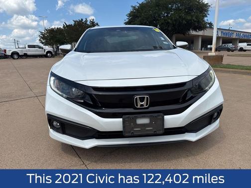 White 2021 Honda Civic Sport
