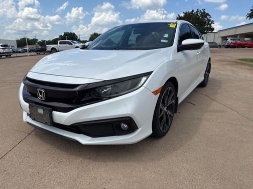White 2021 Honda Civic Sport