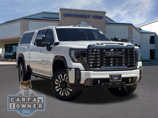 White Frost Tricoat 2024 GMC Sierra 2500 Denali Ultimate