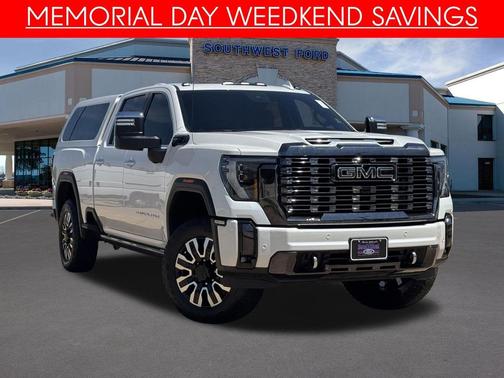 White Frost Tricoat 2024 GMC Sierra 2500 Denali Ultimate