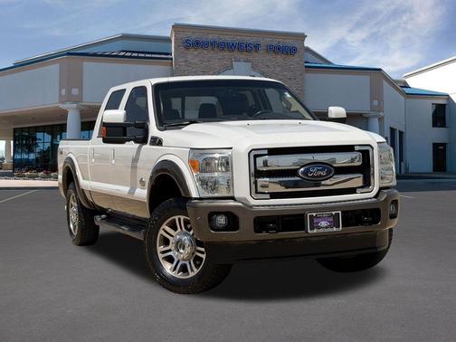 White Platinum Metallic Tri-Coat 2015 Ford F-250 Lariat