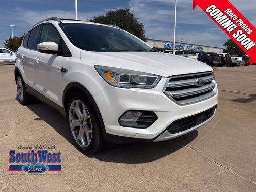 White Platinum 2018 Ford Escape Titanium