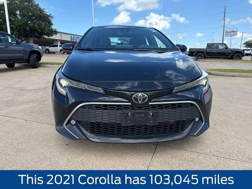 Midnight Black Metallic 2021 Toyota Corolla XSE