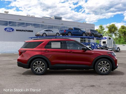 Ruby Red Metallic Tinted Clearcoat 2027 Ford Explorer ST-Line