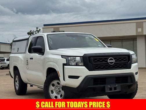 Glacier White 2023 Nissan Frontier S