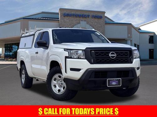 Glacier White 2023 Nissan Frontier S