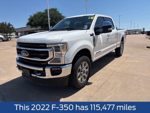 Star White Metallic Tri-Coat 2022 Ford F-350 King Ranch