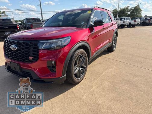 Red Metallic 2025 Ford Explorer ST