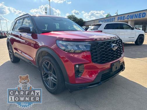 Red Metallic 2025 Ford Explorer ST