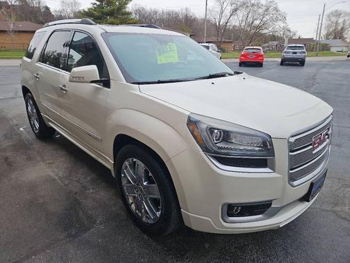 White Diamond Tricoat 2015 GMC Acadia Denali