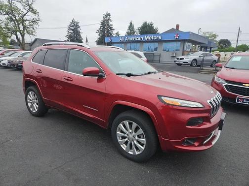 Deep Cherry Red 2017 Jeep Cherokee Overland