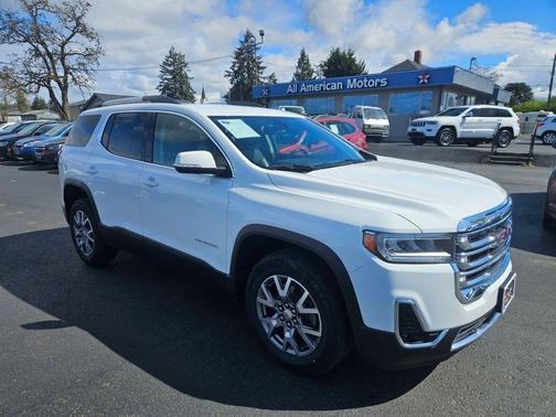 Summit White 2020 GMC Acadia AWD SLT