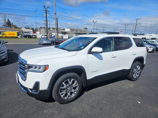 Summit White 2020 GMC Acadia AWD SLT