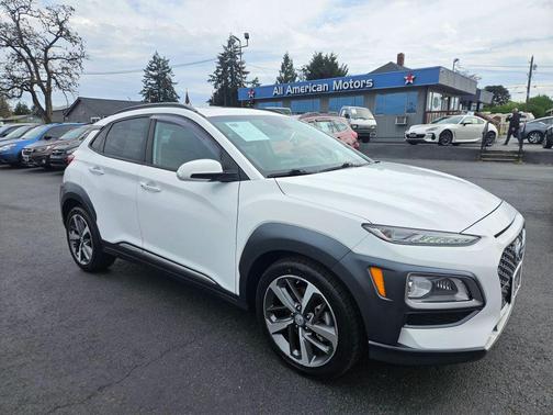 Lunar White 2021 Hyundai KONA Ultimate