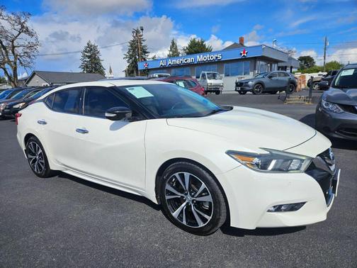 Pearl White 2017 Nissan Maxima 3.5 SV