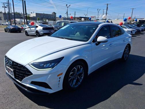 Quartz White 2020 Hyundai SONATA SEL