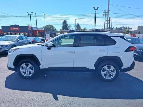 Super White 2021 Toyota RAV4 XLE