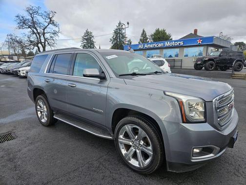 Satin Steel Metallic 2019 GMC Yukon SLT