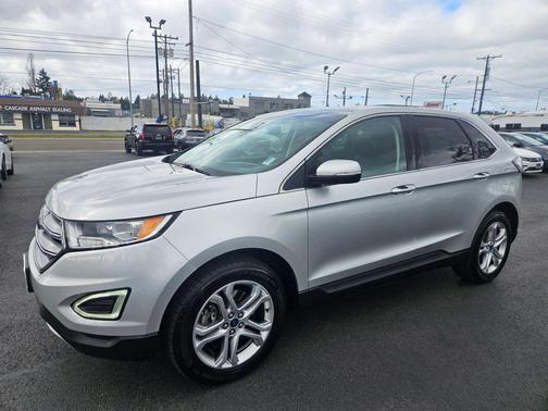 Ingot Silver Metallic 2018 Ford Edge Titanium