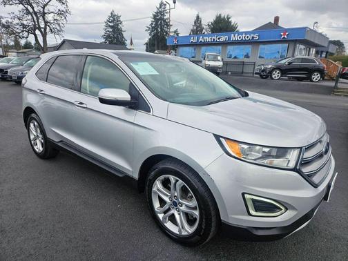Ingot Silver Metallic 2018 Ford Edge Titanium
