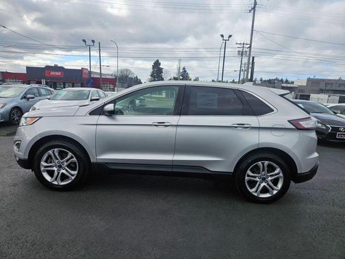 Ingot Silver Metallic 2018 Ford Edge Titanium