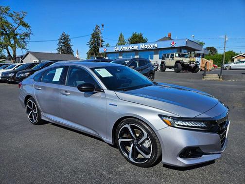 Lunar Silver Metallic 2022 Honda Accord Hybrid Sport