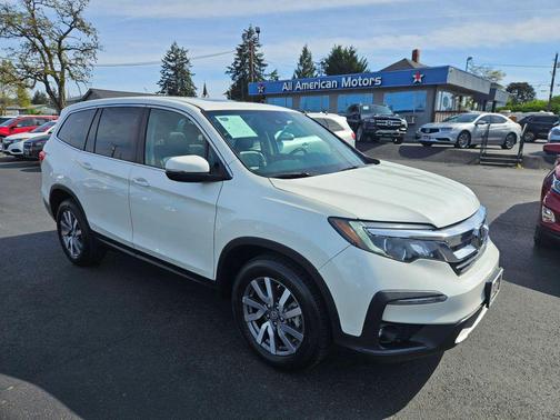 White Diamond Pearl 2019 Honda Pilot EX-L