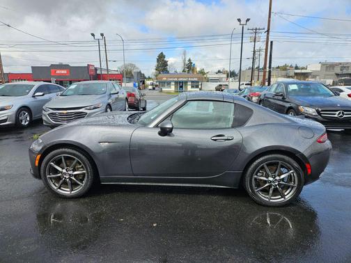 Machine Gray 2018 Mazda MX-5 Miata RF Grand Touring