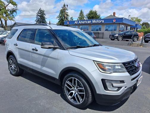 Ingot Silver Metallic 2017 Ford Explorer sport
