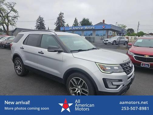 Ingot Silver Metallic 2017 Ford Explorer sport