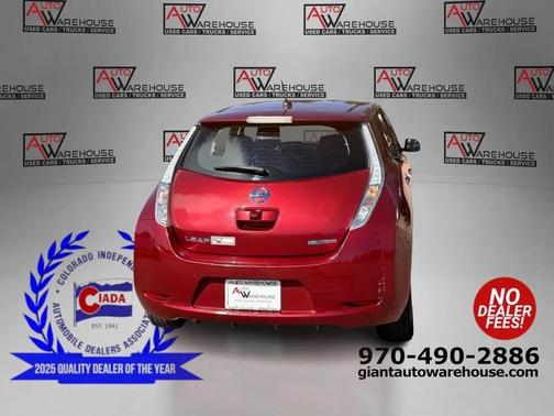 Red 2014 Nissan Leaf S