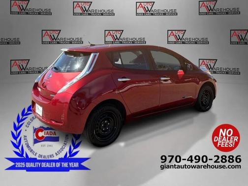 Red 2014 Nissan Leaf S