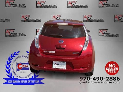 Red 2014 Nissan Leaf S