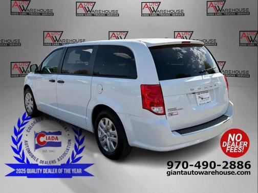 White Knuckle Clearcoat 2019 Dodge Grand Caravan SE