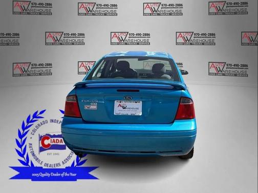 Aqua Blue Clearcoat Metallic 2007 Ford Focus SES