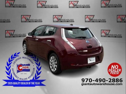 Coulis Red 2017 Nissan Leaf S
