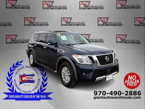 Blue 2018 Nissan Armada SV