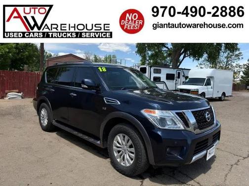 Blue 2018 Nissan Armada SV