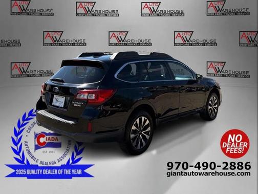 Black 2016 Subaru Outback 2.5i Limited