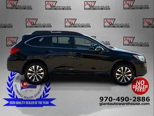 Black 2016 Subaru Outback 2.5i Limited