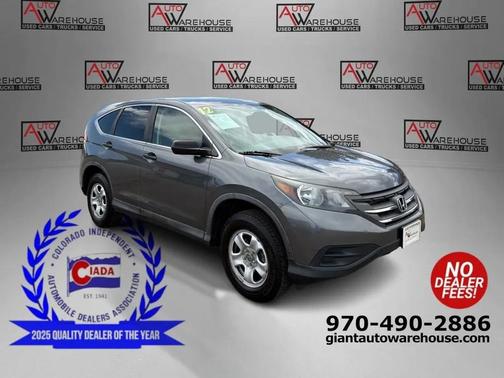 Gray 2012 Honda CR-V LX
