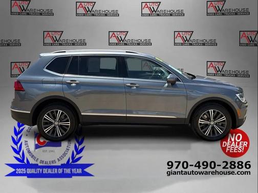Gray 2018 Volkswagen Tiguan 2.0T SEL