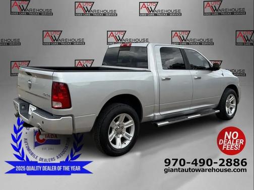 Bright Silver Metallic Clearcoat 2012 RAM 1500 Laramie Longhorn
